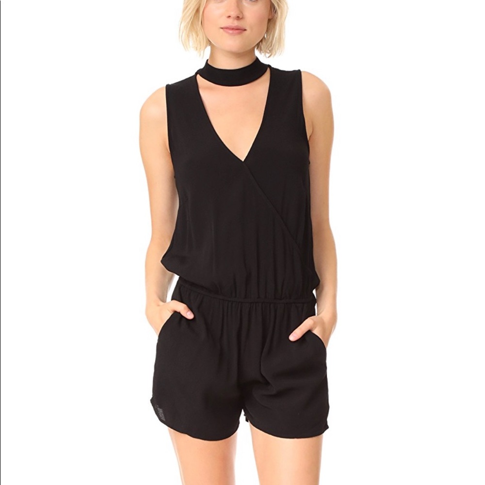 Stylish black romper